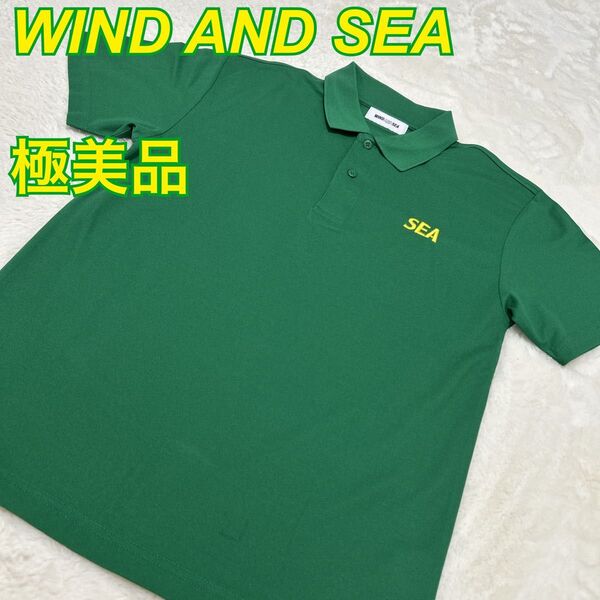 【極美品】WIND AND SEA ゴルフコレクション ゴルフシャツ グリーン S