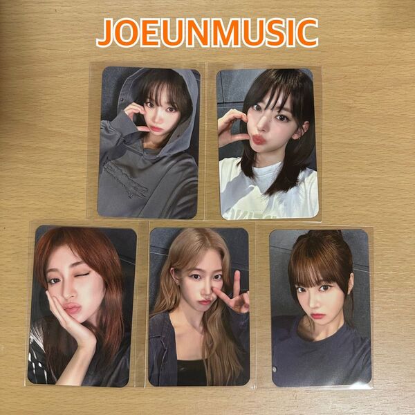 LE SSERAFIM HOT JOEUNMUSIC 特典トレカセット