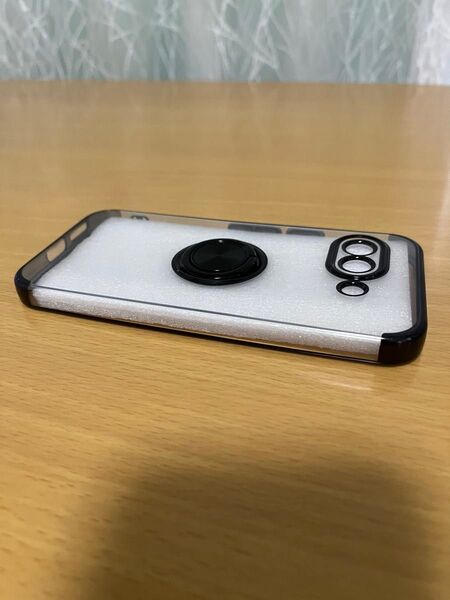 Google pixel9a ケース リング付き クリアケース スマホ カバー