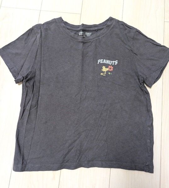 ユニクロ ピーナッツ コラボTシャツ ウッドストック スヌーピー M