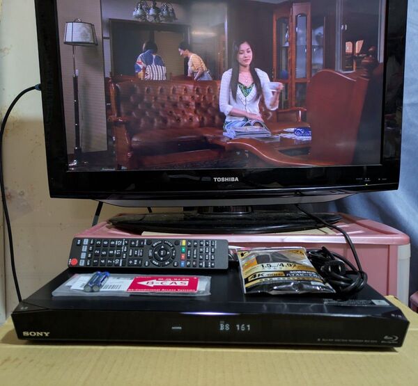 SONY ブルーレイレコーダー BDZ-E510【完動品】【リモコンは各メーカーのテレビの設定出来ます】
