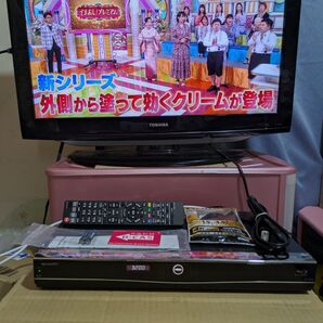 SHARP ブルーレイレコーダー BD-W550【完動品】【リモコンは各メーカーのテレビの設定出来ます】