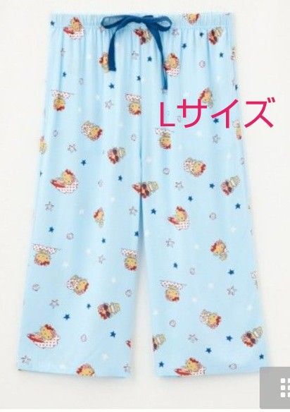 サンリオ ハローキティ 日焼けキティ パンツ ステテコ ルームパンツ Lサイズ 水色 完売品 ☆クーポンご利用頂けます☆