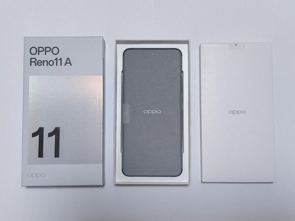 【ほぼ新品・使用数時間のみ】OPPO Reno11 A 緑 ダークグリーン ワイモバイル版 ※一括購入品、残債なし