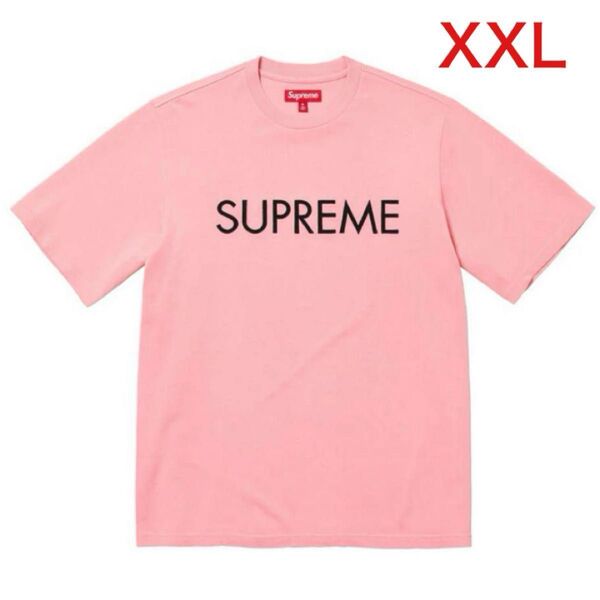 【即完売】Supreme25ssCapital S/S Top PINK/XXL シュプリーム Tシャツ ピンク