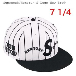 【即完売】Supreme 25ss Homerun SLogo NewEra7 1/4 シュプリーム ホームランニューエラキャップ