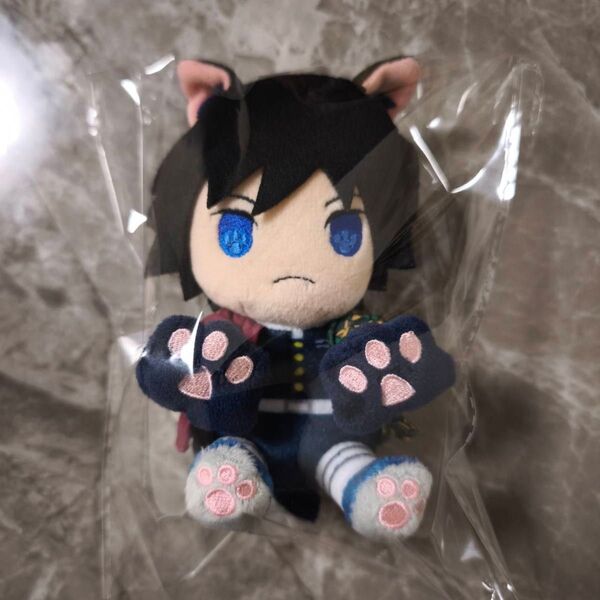 冨岡義勇 鬼滅の刃 にゃふぉるめ ぬいぐるみ 猫耳