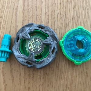 ベイブレードx ランダムブースター vol.1ヘルズサイズ4-80LF BEYBLADE X 緑 ローフラットビット