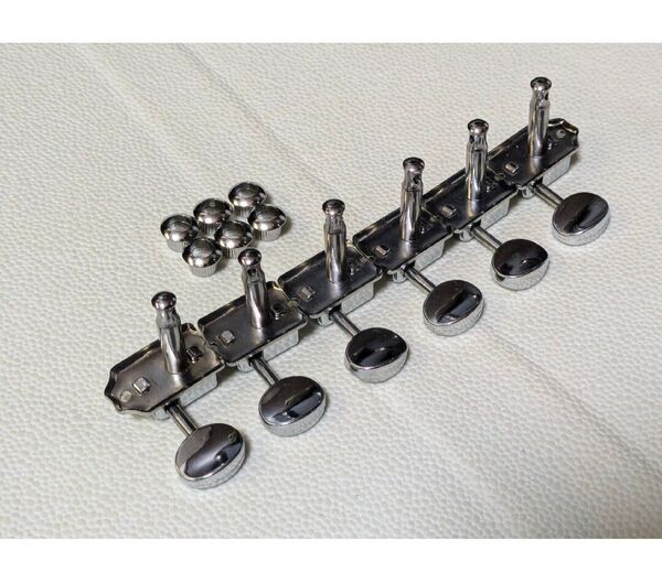 ギター用 ペグ 片側6連 未使用品 クルーソンタイプ