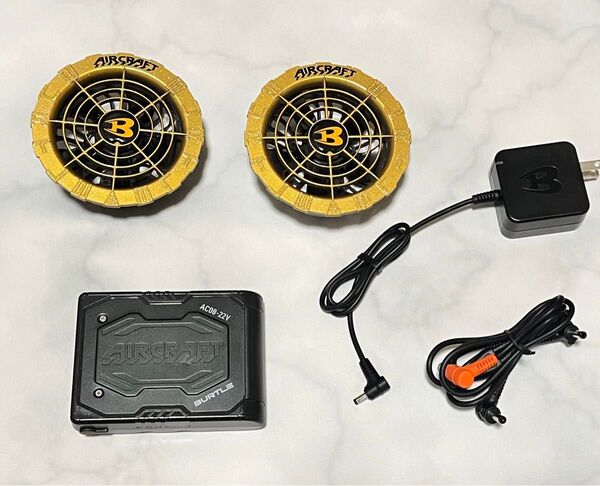 BURTLE バートル エアークラフト AIRCRAFT ファン セット 空調服 AC08-2 22V 2024年モデル