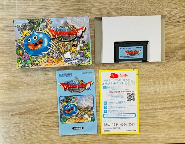 完品 スライムもりもり ドラゴンクエスト 衝撃のしっぽ団 ゲームボーイアドバンス GBA ソフト ドラクエ