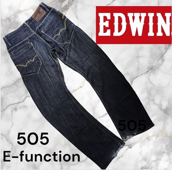 EDWIN 505 E-functionエドウィン 立体裁断 デニムパンツ