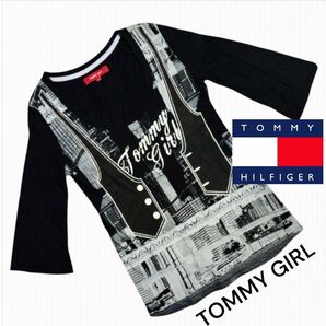 TOMMY GIRL トミーガールTOMMY HILFIGERトミーヒルフィガー七分袖 Tシャツ