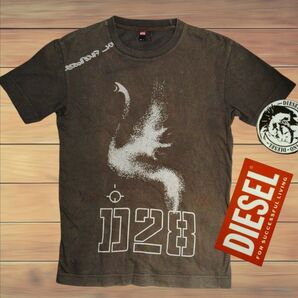 DIESEL ディーゼル Tシャツ 半袖シャツ ブラウン S