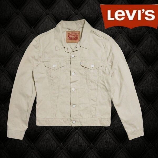 levi’s リーバイス デニムジャケット Gジャン トラッカージャケット ホワイト系 S