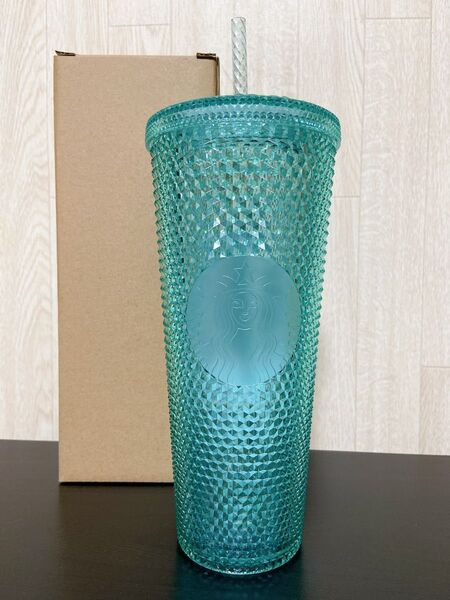 【新品】STARBUCKS コールドカップタンブラー バンピー ライトグリーン 710ml スターバックス スタバ