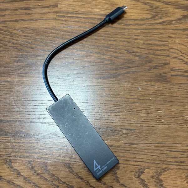 【ジャンク品】サンワサプライ USB Type-C コンボハブ(4ポート) ブラック USB-3TCH7BK USBハブ