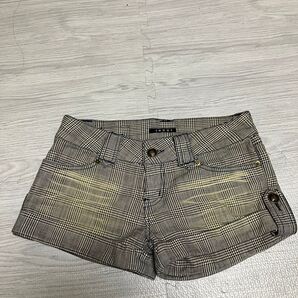 イング INGNI 短パン ショートパンツ チェック S ボトムス ホットパンツ