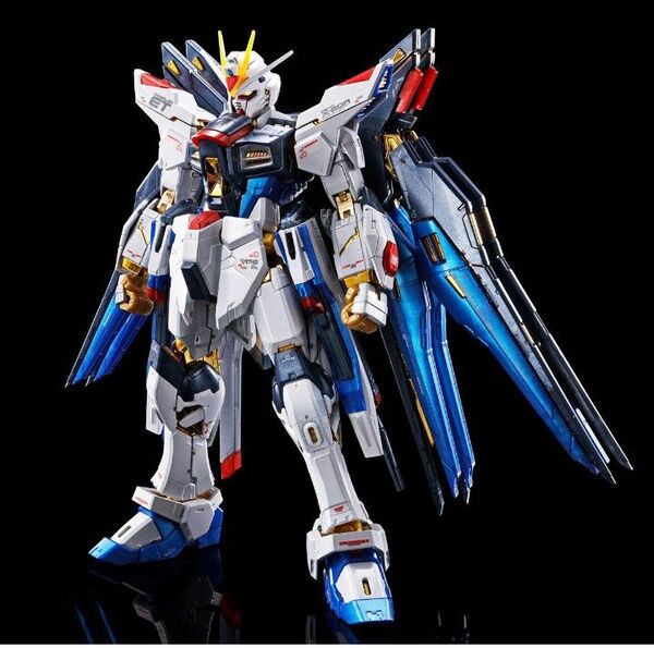 1/144 RG ストライクフリーダムガンダム チタニウムフィニッシュ HG ミーティアユニット おまけ 天空の翼