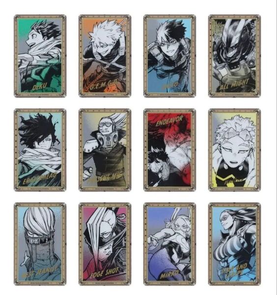 僕のヒーローアカデミア 箔押しクリアカード全48枚セット
