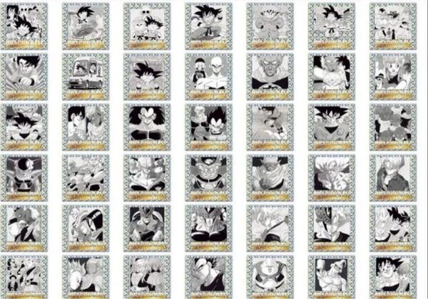 ドラゴンボール40周年記念 オリジナルイラストレーション シールウエハース フルコンプ