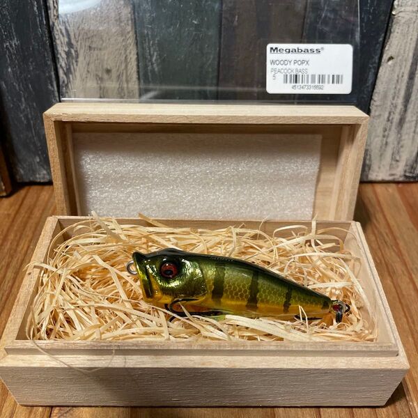 メガバス★WOODY POP X★PEACOCK BASS
