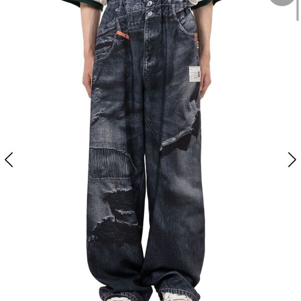 25ss 完売 メゾンミハラヤスヒロ トロンプイユ パンツ バレンシアガ ACNE ancellm マルジェラ urig
