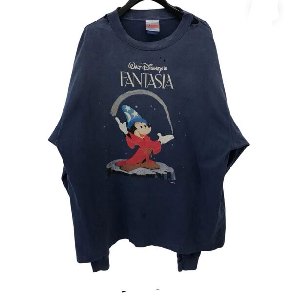セントマイケル DNF LS TEE FANTSIA ヴィンテージ加工長袖Tシャツ ディズニー ファンタジアtwice MB絶賛