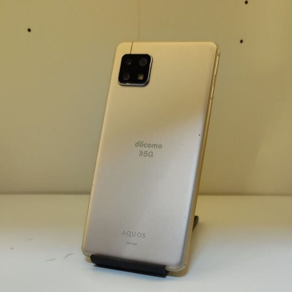 SHARP AQUOS sense5G SH-53A ライトカッパー SIMロックなし バッテリー良好表示 ネットワーク利用制限◯