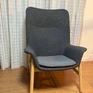 良品 IKEA VEDBO ヴェードボー USED品 アームチェア チェア ラウンジチェア ファブリック