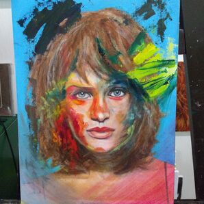 更新型油絵 抽象#12