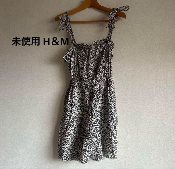 未使用 H&M サロペット ショートパンツ