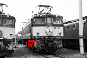 鉄道写真、35ミリネガデータ、100662410012、EF63-1、Junior Snow Train、高崎第二機関区、1985.03.31、（2961×1963）