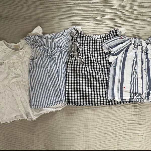 ガールズ ブラウス 4点セット グローバルワーク ZARA GAP kids