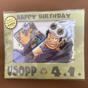 レア★ONEPIECE ウソップ ブロマイドセット 初回限定 ピンズ付き