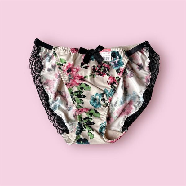 エメフィール aimerfeel ショーツ パンティ 花柄 サイドストリング 完売品 L