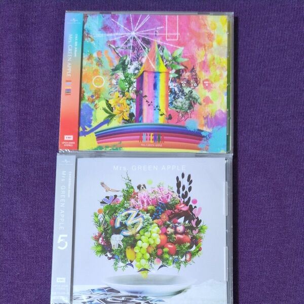 ANTENNA (通常盤)/5(通常盤)アルバム2点セット 新品未開封 ミセスグリーンアップル Mrs.GREEN APPLE