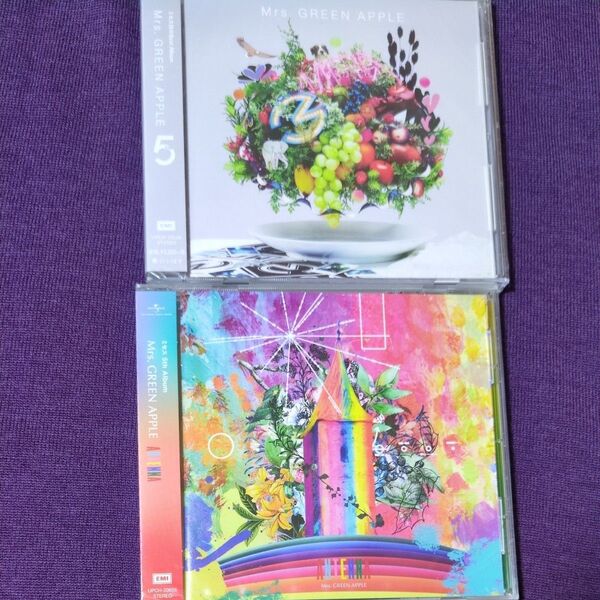 ANTENNA (通常盤)/5(通常盤)アルバム 2点セット 新品未開封 ミセスグリーンアップル Mrs.GREEN APPLE