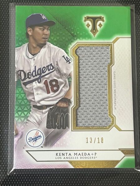 Topps ドジャース 前田健太選手 メモラビリアカード!18シリアル!