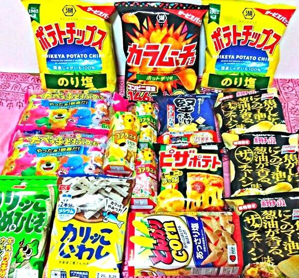 お菓子大好きメガセット お菓子詰め合わせ スナック菓子 ポテトチップス おつまみ