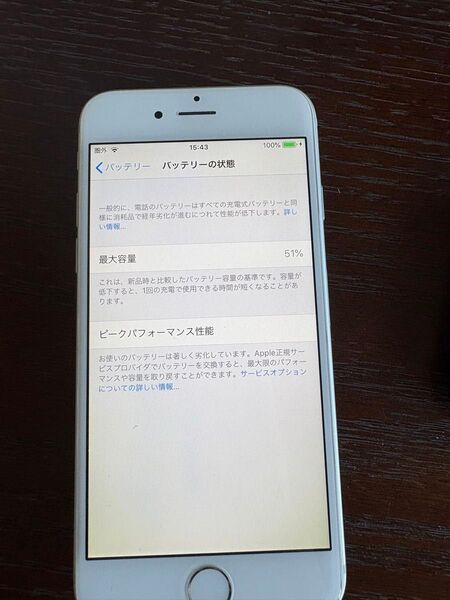 美品 画面に傷はなし 裏目には微かな傷 目立つものでは無い iPhone6