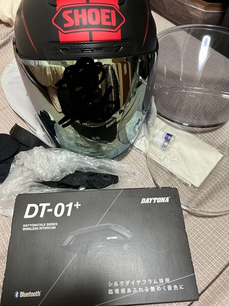 SHOEI ジェットヘルメット j-force4 j-フォース4 インカム シールド2枚セット