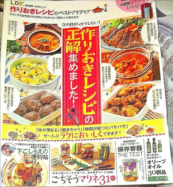 作りおきレシピのベストアイディア LDK特別編集 晋遊舎ムック/晋遊舎