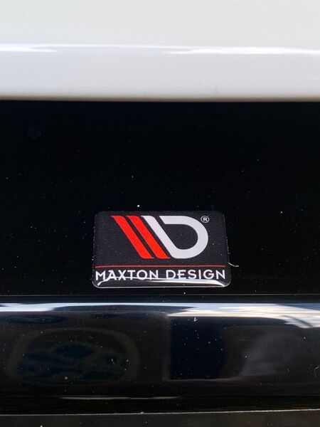 ★激レア★Maxton Designマックストンデザイン3Dステッカー★エアロリップサイドスポイラー検BMWベンツアウディゴルフ