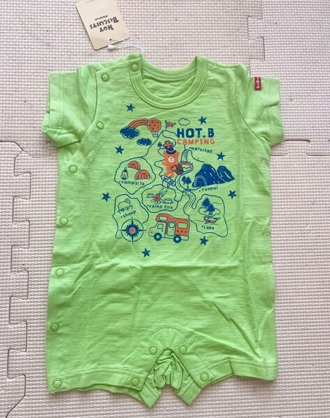 新品 ホットビスケッツ ロンパース 70