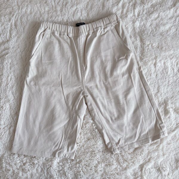 GLAZOS ハーフパンツ ベージュ 160cm