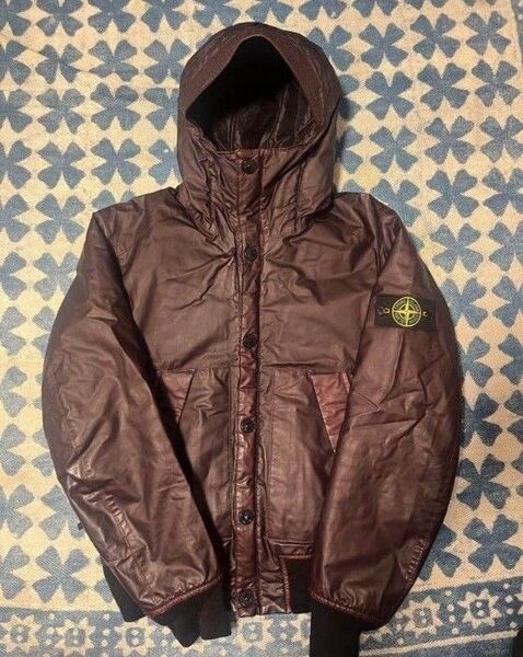 STONE ISLAND Mussola Gommata(バーガンディ)