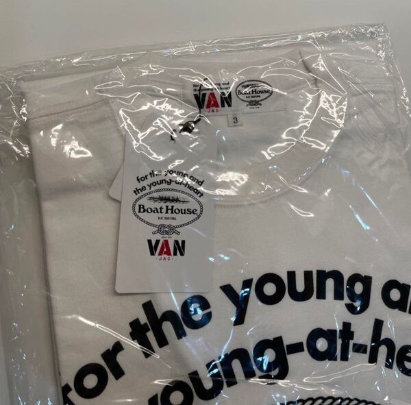 【新品未使用】超レア VAN JAC BOAT HOUSE コラボTシャツ M
