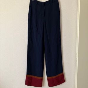 Loro piana ロロピアーナ シルクパンツ ネイビー Sサイズ 36