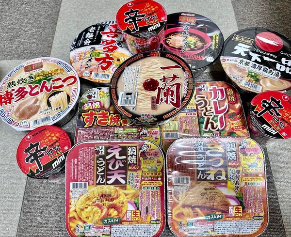 【カップ麺 即席麺 まとめ売り】 ご当地 天下一品 一蘭 辛ラーメン etc 12個セット